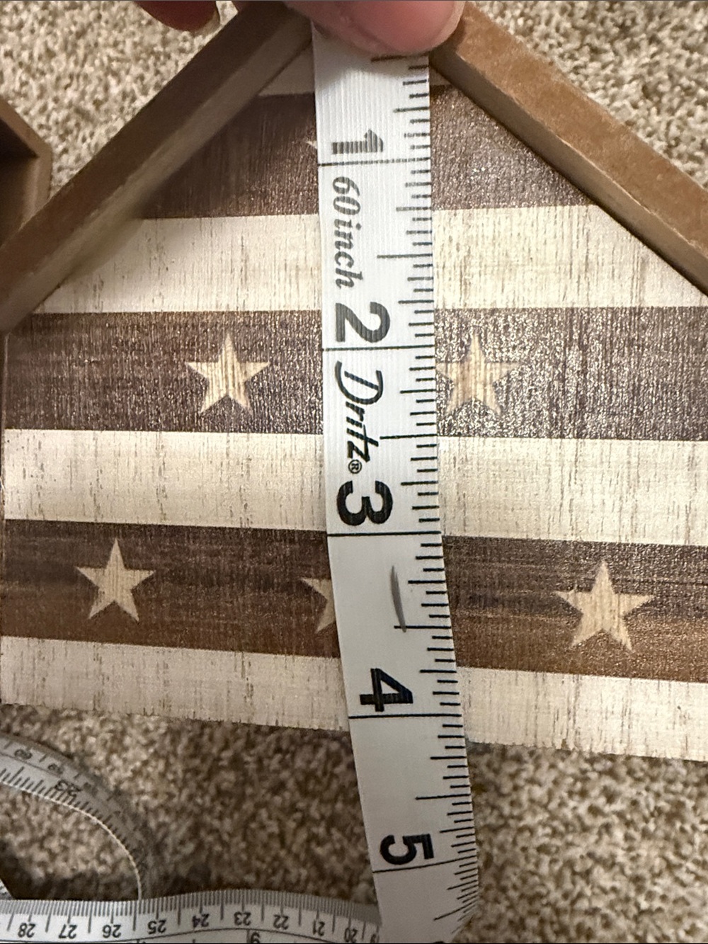 🏖️ 10 items for $20☀️ Rustic White and Natural Wood Star House Décor Set| 5 pcs - Picture 13 of 13